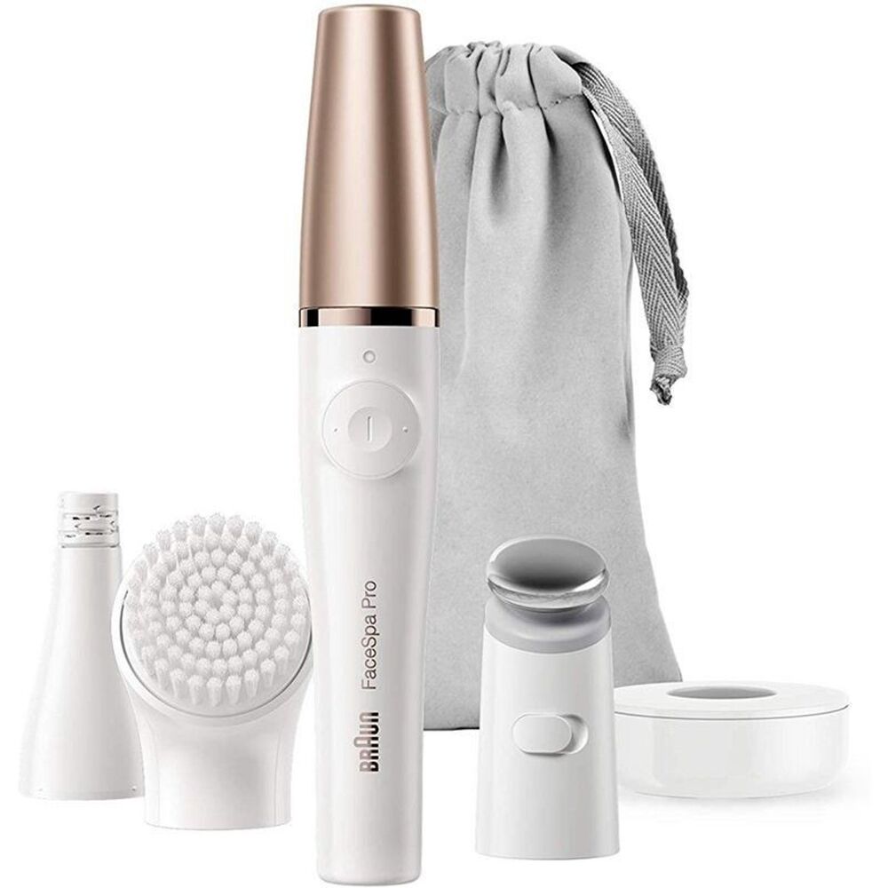 Braun FaceSpa Pro Facial Epilator Cordless Women Hair Removal Eyebrow Kit